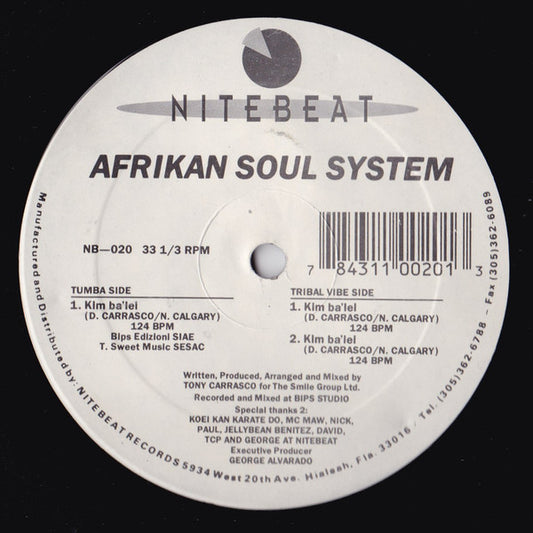 Afrikan Soul System - Kim Ba'lel (12")