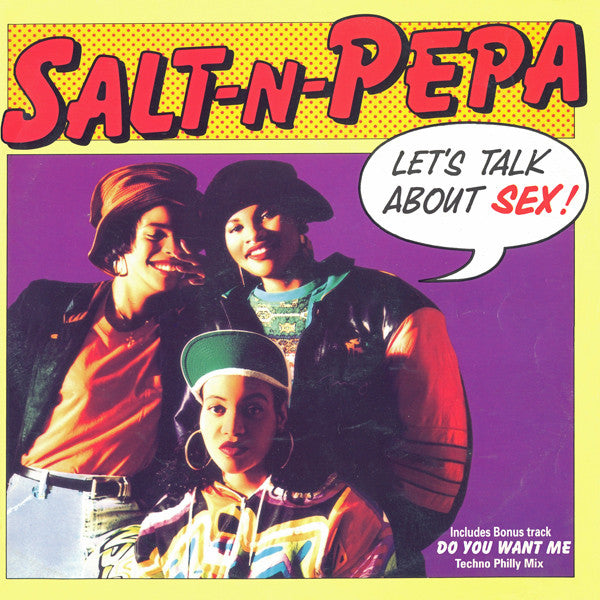 Salt-n-Pepa* - Let's Talk About Sex! (12", Single)