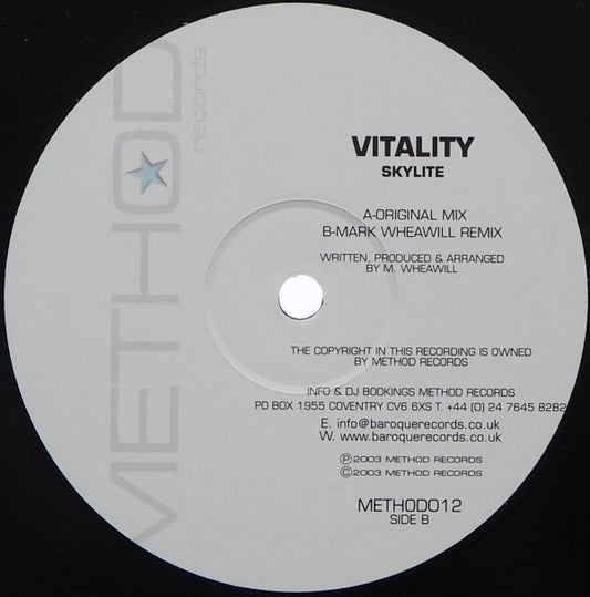 Vitality - Skylite (12", Single)