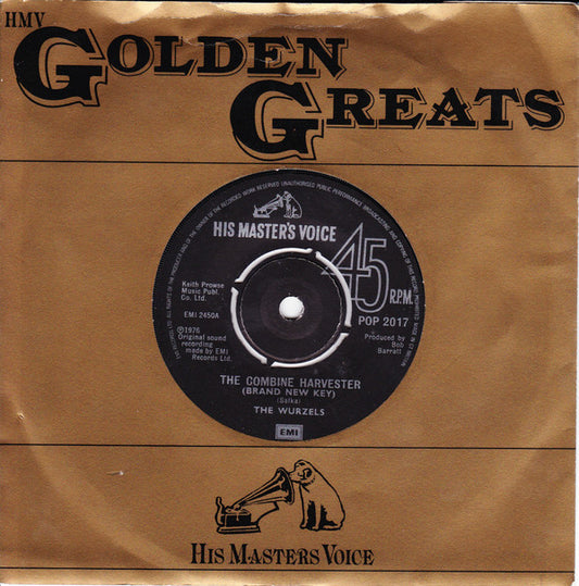 The Wurzels - The Combine Harvester (Brand New Key) / I Am A Cider Drinker (Paloma Blanca) (7")