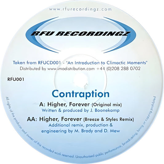 Contraption - Higher, Forever (12")