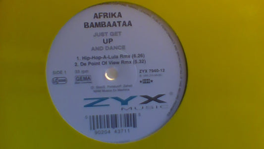 Afrika Bambaataa - Just Get Up And Dance (12")