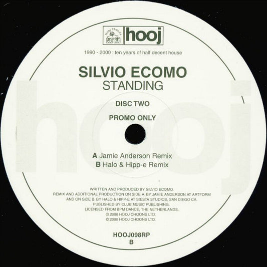 Silvio Ecomo - Standing  (12", Promo, 2/2)