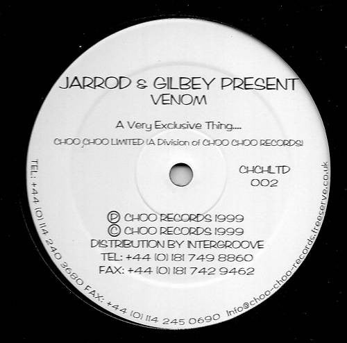 Jarrod & Gilbey - Venom (12", S/Sided)