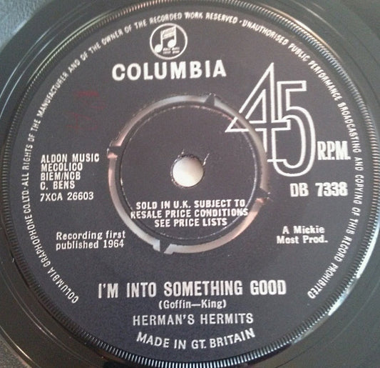 Herman's Hermits - I'm Into Something Good (7", Single)