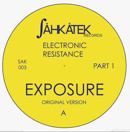 Electronic Resistance - Exposure (Part 1) (12")