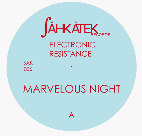 Electronic Resistance - Marvelous Night (12")