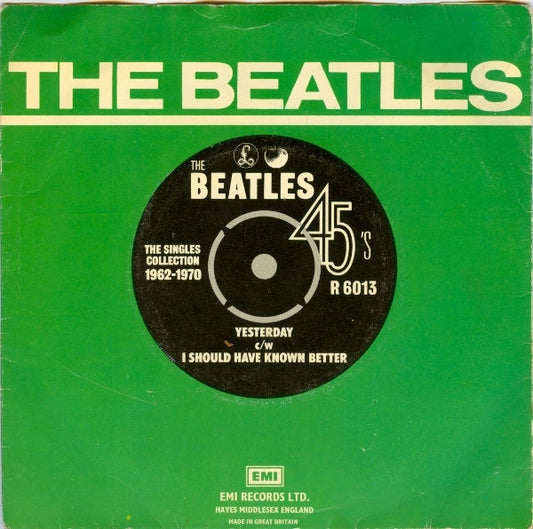 The Beatles - Yesterday c/w I Should Have Known Better (7", Single, Bla)