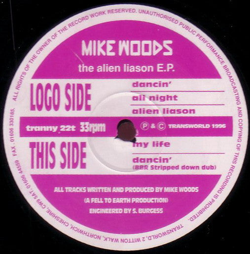 Mike Woods - The Alien Liason E.P. (12", EP)