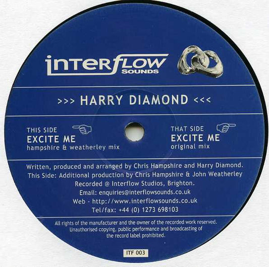 Harry Diamond - Excite Me (12", Single)