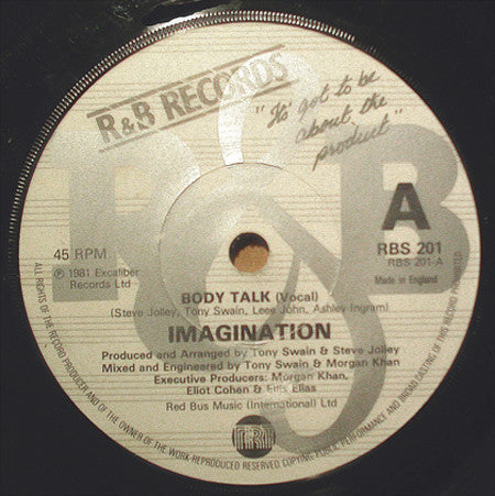 Imagination - Body Talk (7", Single, Sol)