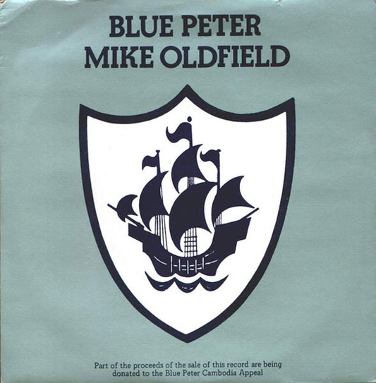 Mike Oldfield - Blue Peter (7", Single, Gui)