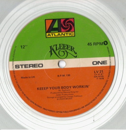 Kleeer - Keeep Your Body Workin' (12", Single, Cle)