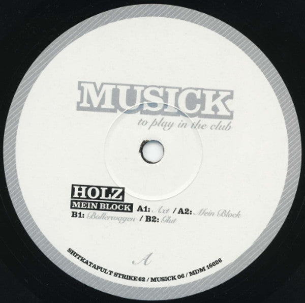 Holz - Mein Block (12")