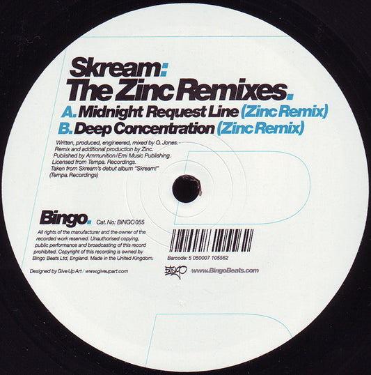 Skream - The Zinc Remixes (12")