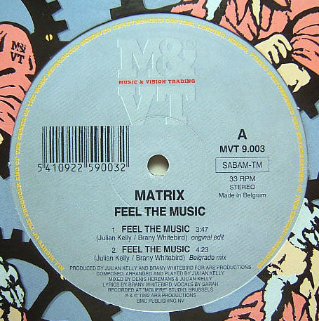 Matrix (70) - Feel The Music (12")