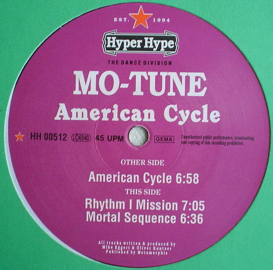 Mo-Tune - American Cycle (12")