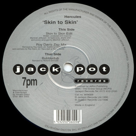 Hercules - Skin To Skin (12")