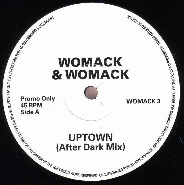 Womack & Womack - Uptown (After Dark Mix) (12", Promo)