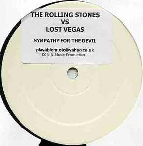 The Rolling Stones vs. Lost Vegas - Sympathy For The Devil (12", S/Sided, Unofficial, W/Lbl, Sti)