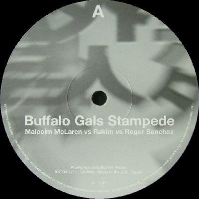 Malcolm McLaren vs. Rakim vs. Roger Sanchez - Buffalo Gals Stampede (12", Promo)