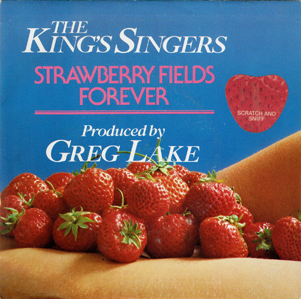 The King's Singers - Strawberry Fields Forever (7", Single, Red)