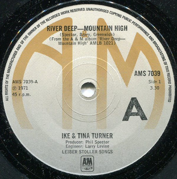 Ike & Tina Turner - River Deep - Mountain High (7", RE)