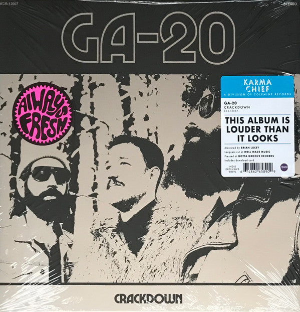 GA-20 - Crackdown (LP, Album, Ltd, Pur)