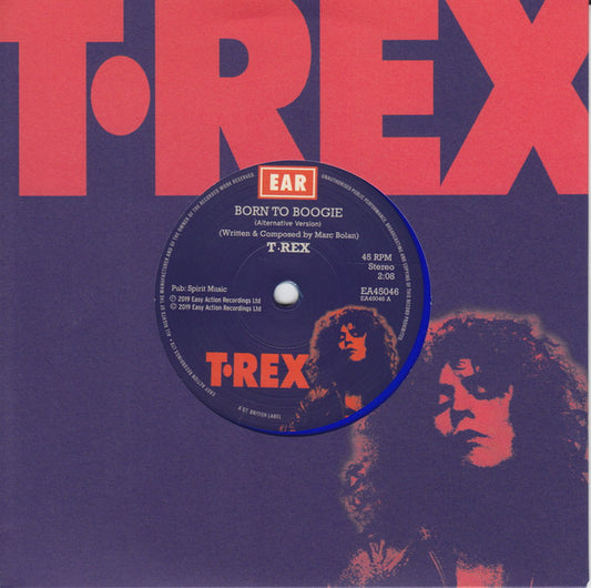 T. Rex - Born To Boogie (7", Single, Blu)