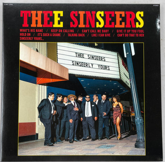 Thee Sinseers - Sinseerly Yours (LP, Album, Opa)