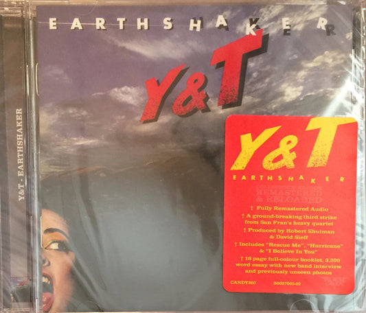 Y & T - Earthshaker (CD, Album, RE, RM)