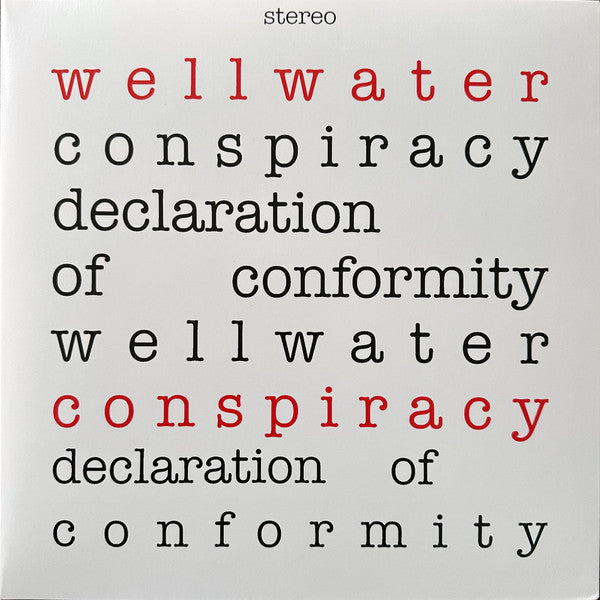 Wellwater Conspiracy* - Declaration Of Conformity (LP, Album, Ltd, RE, RM, Red)