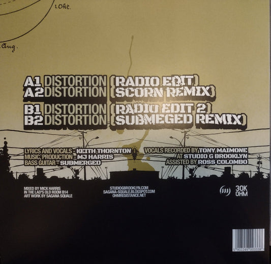 Kool Keith + Scorn + Submerged - Distortion (12", Maxi)