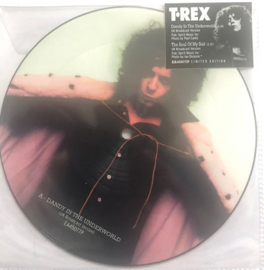 T. Rex - Dandy In The Underworld / The Soul Of My Suit (7", Single, Pic, RM)