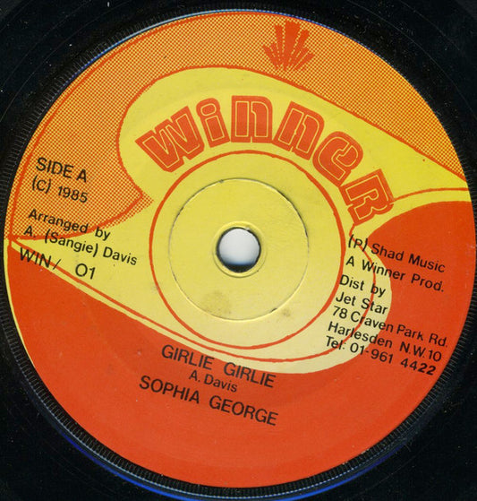 Sophia George / Winner All Stars - Girlie Girlie / Girl Rush (7", Single)