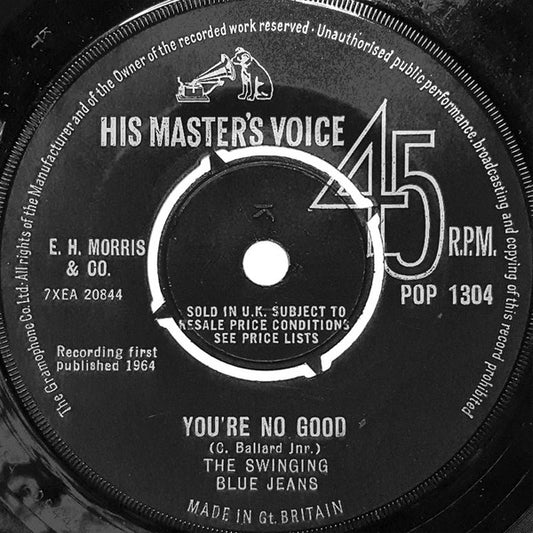 The Swinging Blue Jeans - You're No Good / Don't You Worry About Me (7", Single)