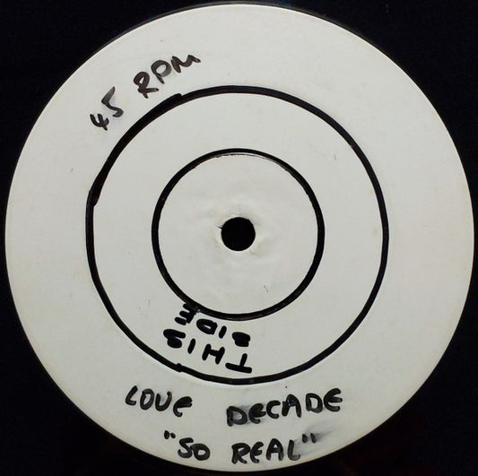 Love Decade - So Real (12", W/Lbl)