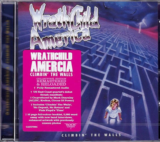 Wrathchild America - Climbin' The Walls (CD, Album, RE, RM)