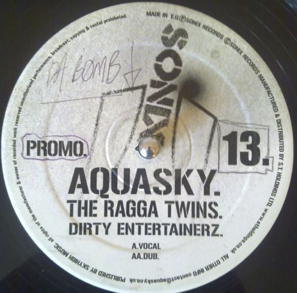 Aquasky - Dirty Entertainerz (12", Promo)