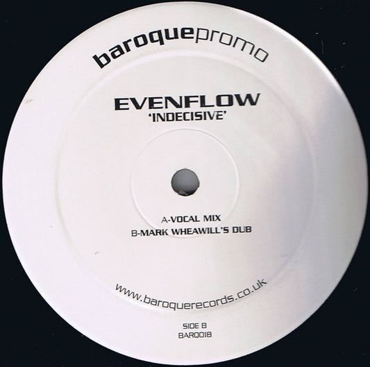 Evenflow - Indecisive (12", Promo)