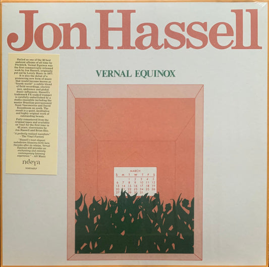 Jon Hassell - Vernal Equinox (LP, Album, RE, RM)