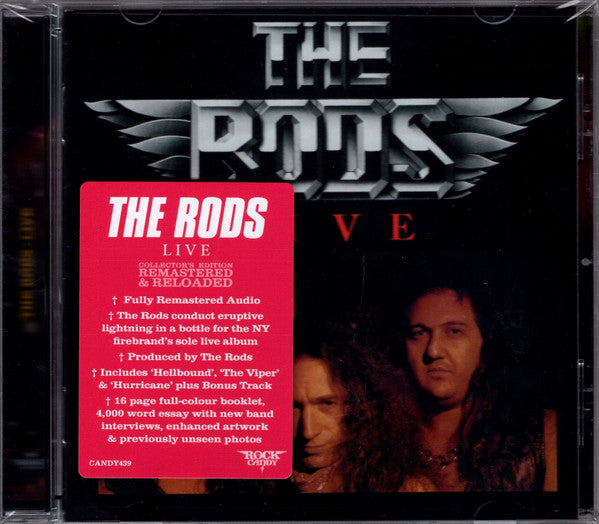 The Rods - Live (CD, Album, RE, RM)