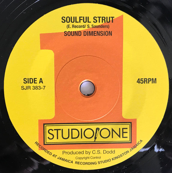 Sound Dimension - Soulful Strut / Time Is Tight (7", Single, RM)