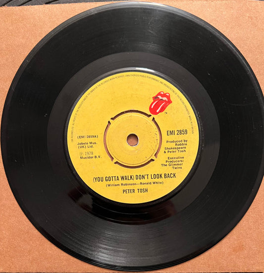 Peter Tosh - (You Gotta Walk) Don't Look Back (7", Single, Lon)