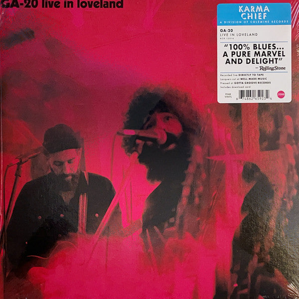 GA-20 - Live In Loveland (LP, Album, Pin)