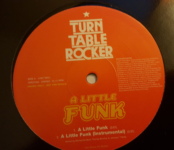 Turn Table Rocker* - A Little Funk (12", Promo)