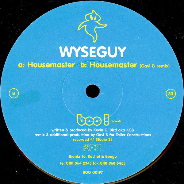 Wyseguy - Housemaster (12")