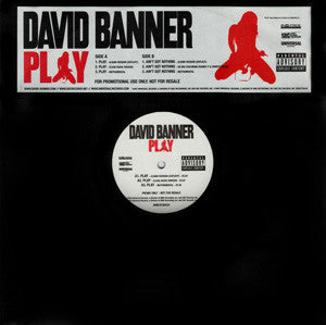 David Banner - Play (12", Single, Promo)