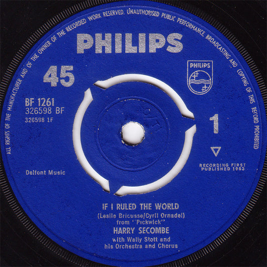 Harry Secombe - If I Ruled The World (7", 3-p)