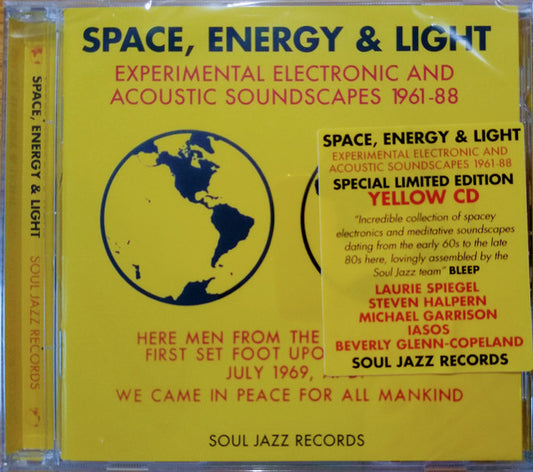 Various - Space, Energy & Light (Experimental Electronic And Acoustic Soundscapes 1961-88) (CD, Comp, Ltd, RE)